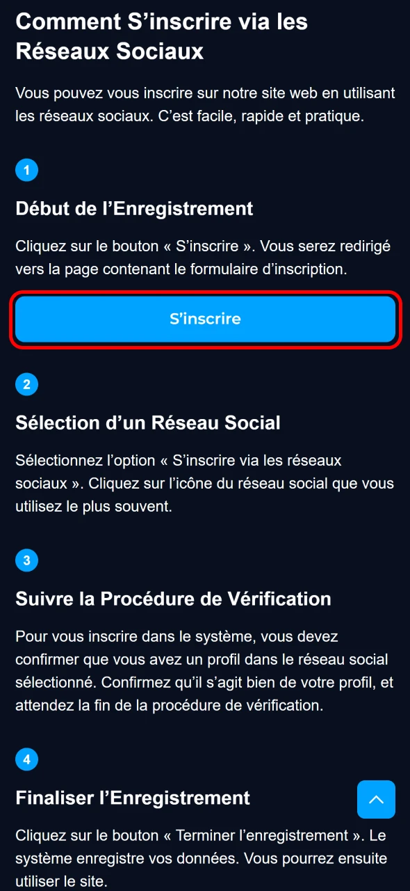 Lancez la procédure d’enregistrement sur 1win in Sénégal.
