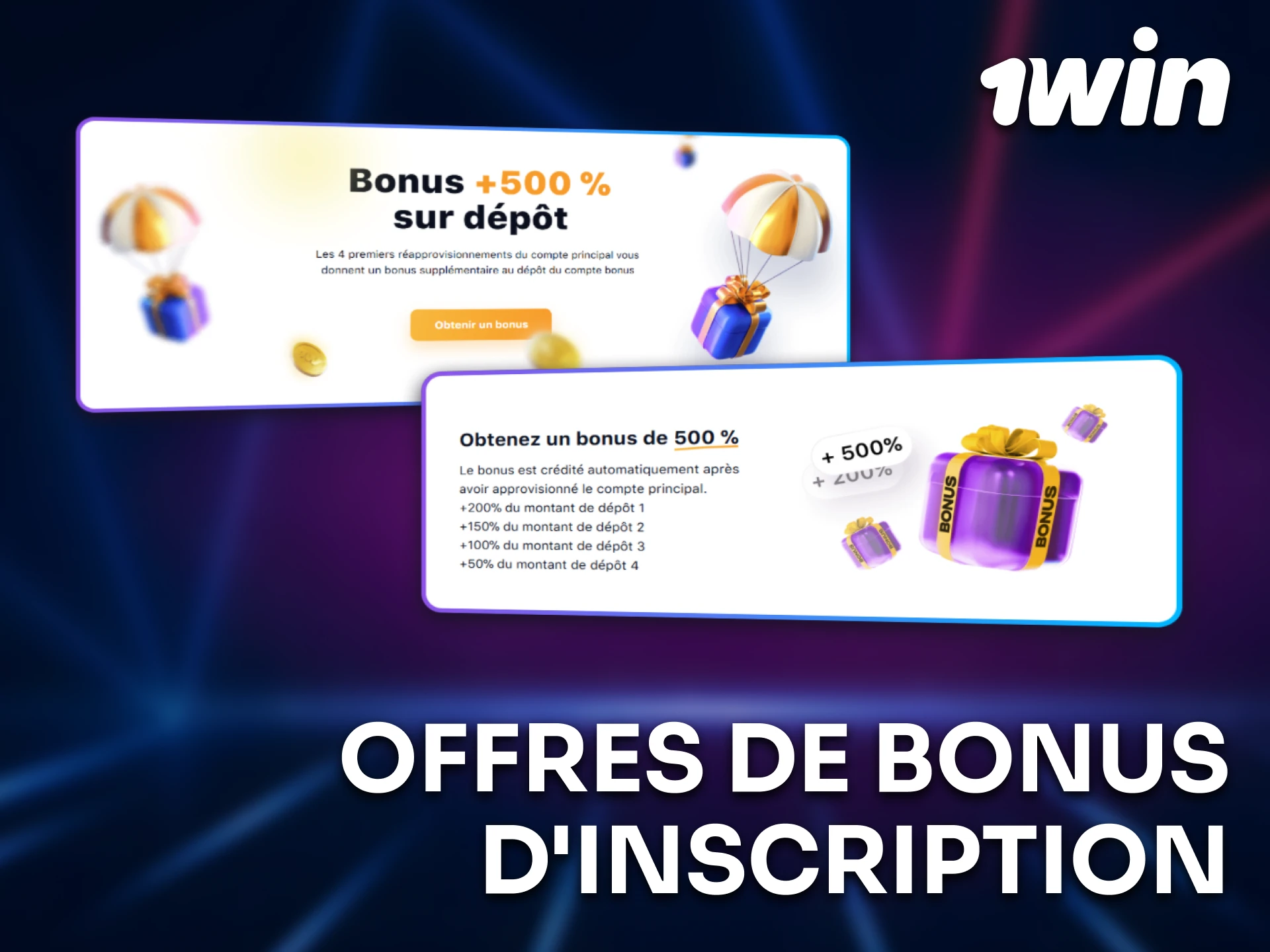 Profitez des offres de bonus d’inscription exclusives sur 1win in Sénégal.